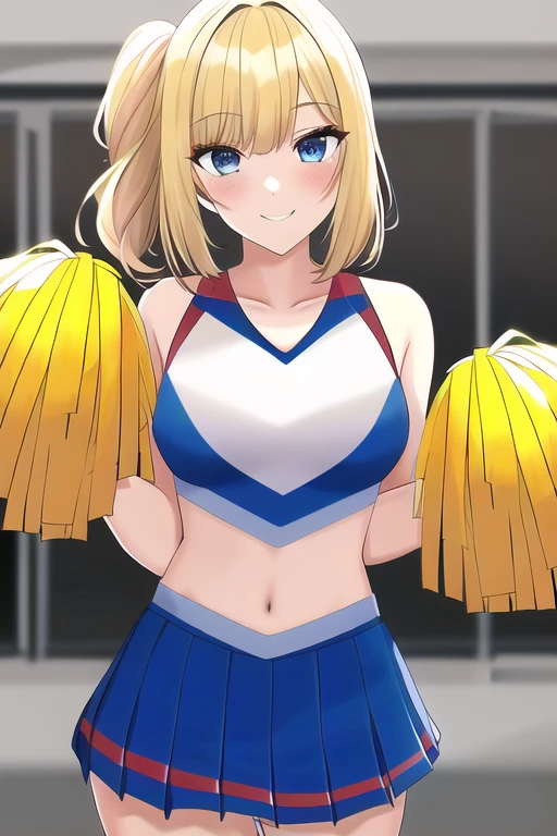 [NovelAI] medium hair woman laugh Masterpiece cheerleader [Illustration]